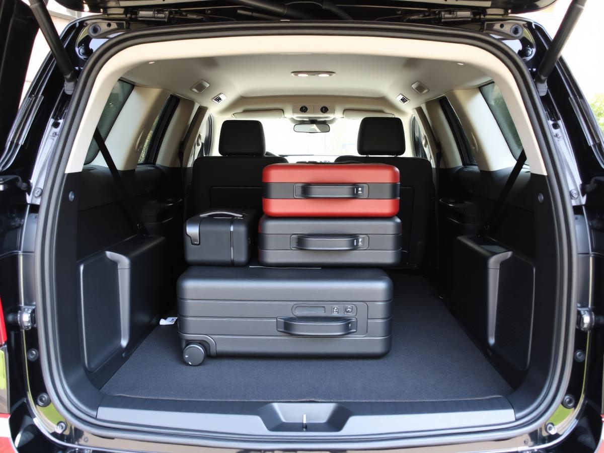 Staria luggage space